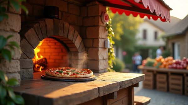 Dégustez des pizzas artisanales au kiosque à pont-de-beauvoisin